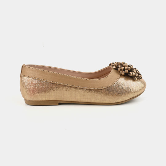 Girls Pumps 11-38-Golden