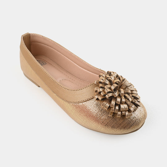 Girls Pumps 11-38-Golden