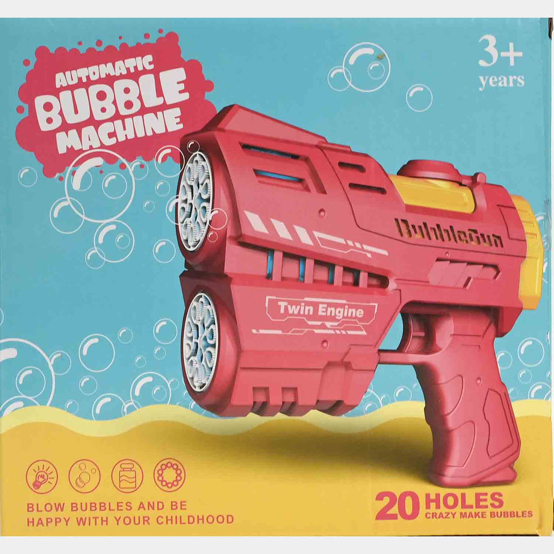 20 Holes Electric Bubble Blaster For Kids