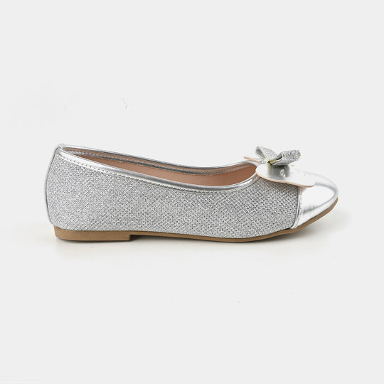 Girls Pumps 1323-SILVER