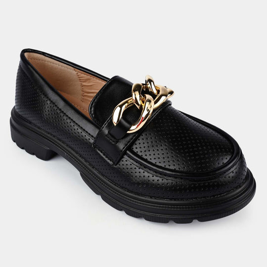 Girls Loafer X5L-BLACK