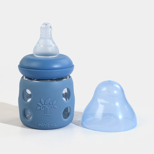 Minitree Newborn Baby Glass Feeder with Silicone Cover | 60Ml