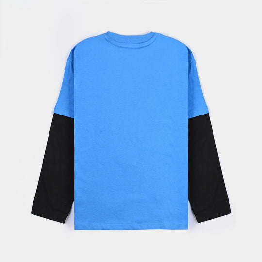 Boys Cotton Jersey T-Shirt F/S Ready-I. Bunting