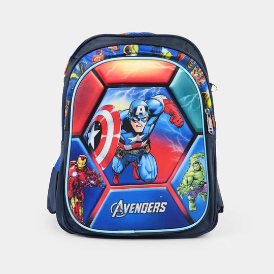 3D Embossed School Bag Set – 3-Piece Set with Blinking LED Lights