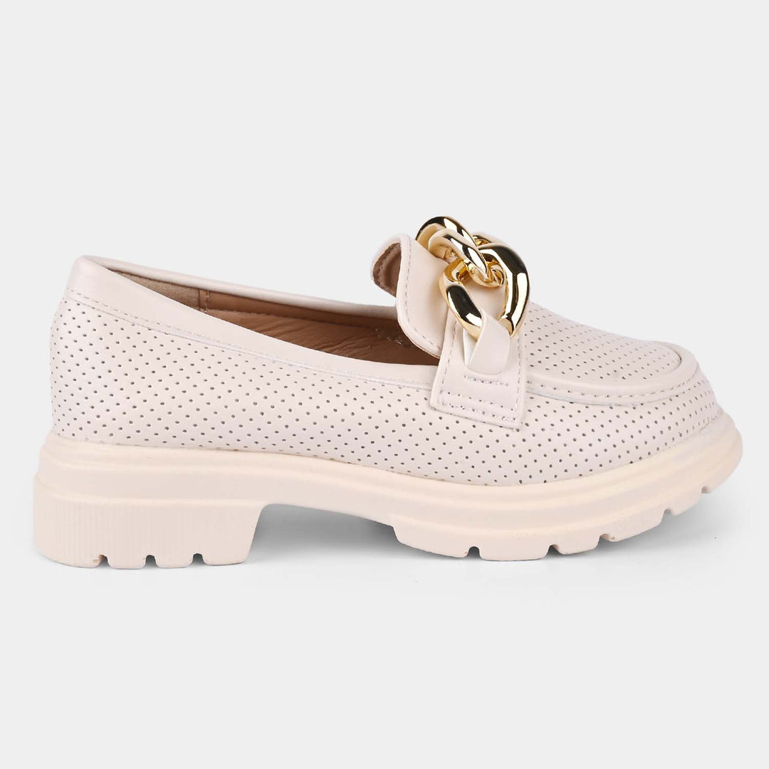 Girls Loafer X5M-BEIGE