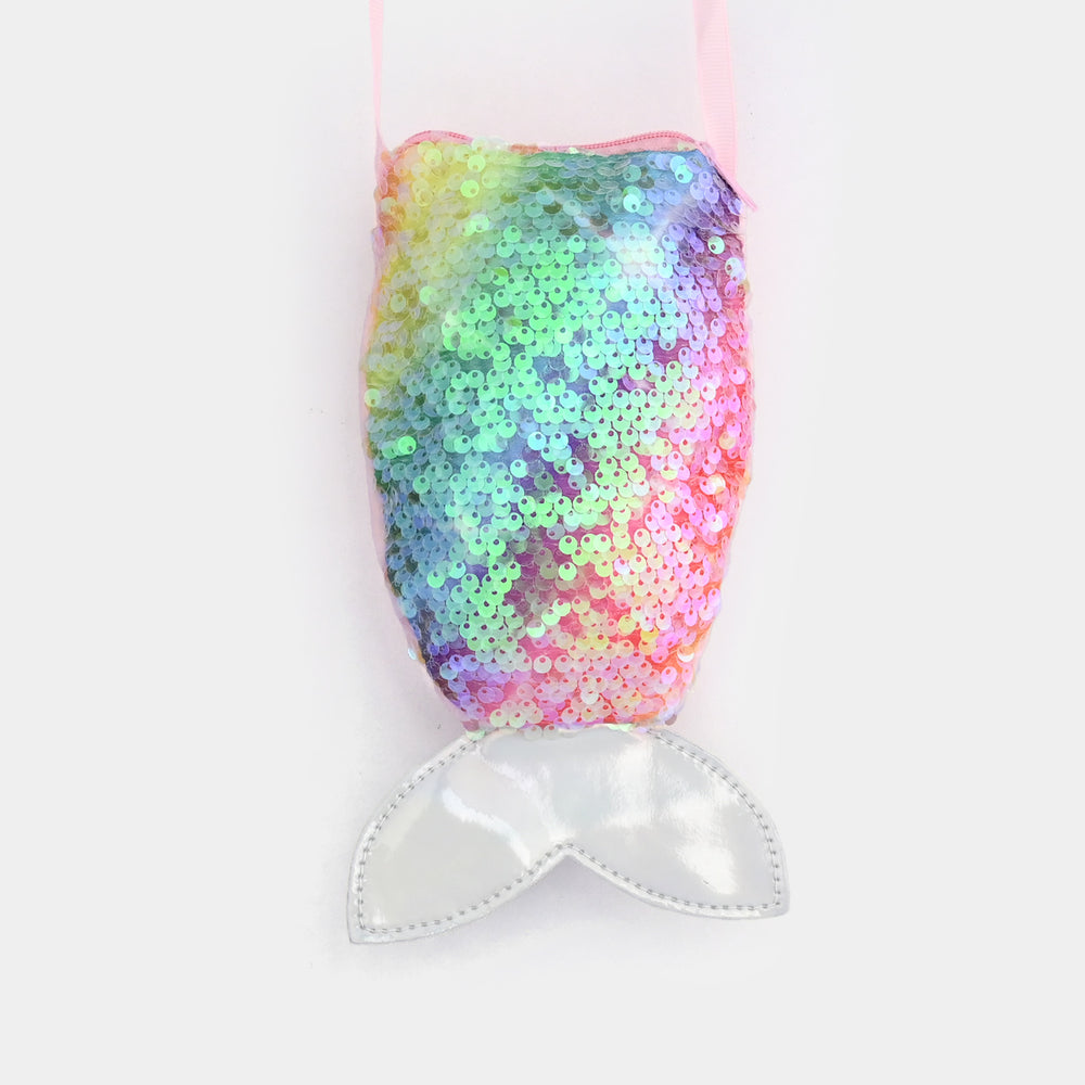 Kids Mermaid Tail Sling Bag