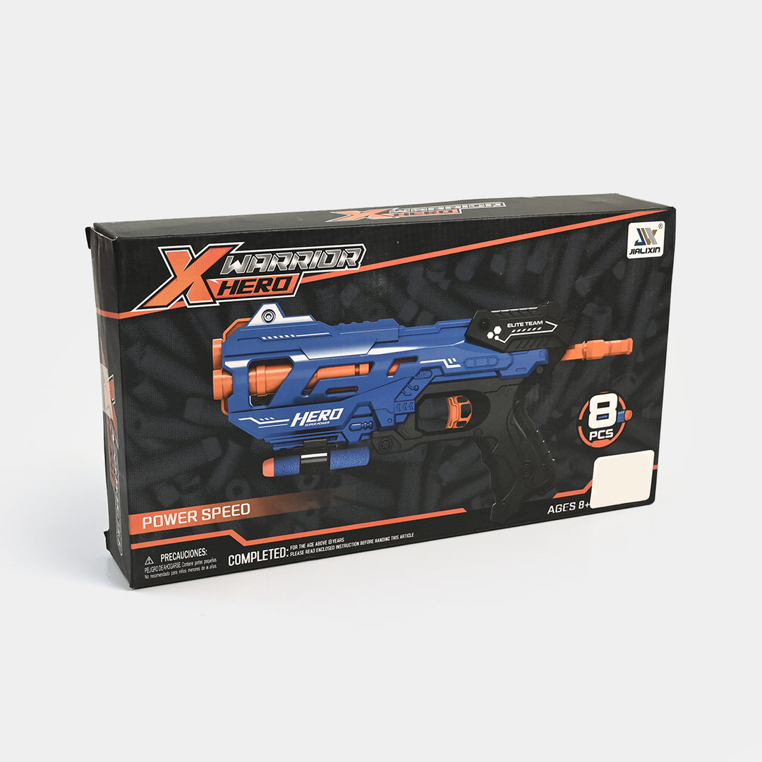 X-Warrior Hero Toy Blaster – Foam Dart Action For Kids