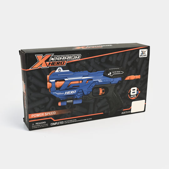 X-Warrior Hero Toy Blaster – Foam Dart Action For Kids
