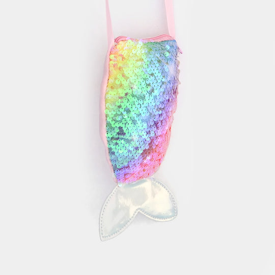 Kids Mermaid Tail Sling Bag