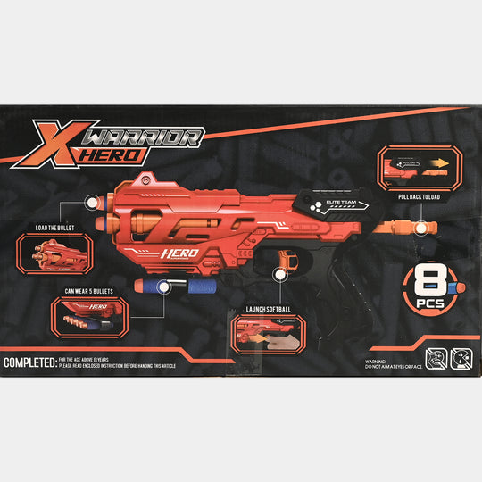X-Warrior Hero Toy Blaster – Foam Dart Action For Kids
