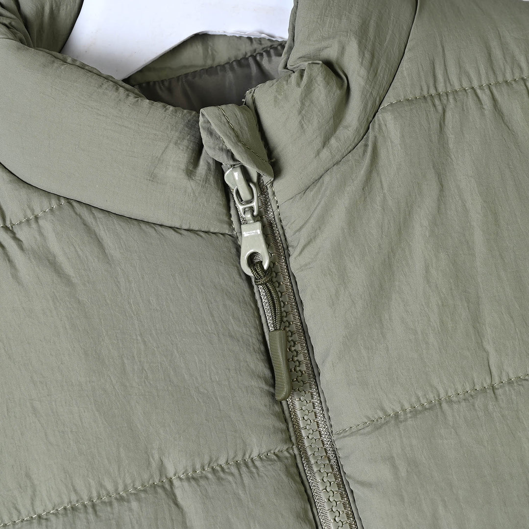 Boys Polyester Quilted Jacket Reflective