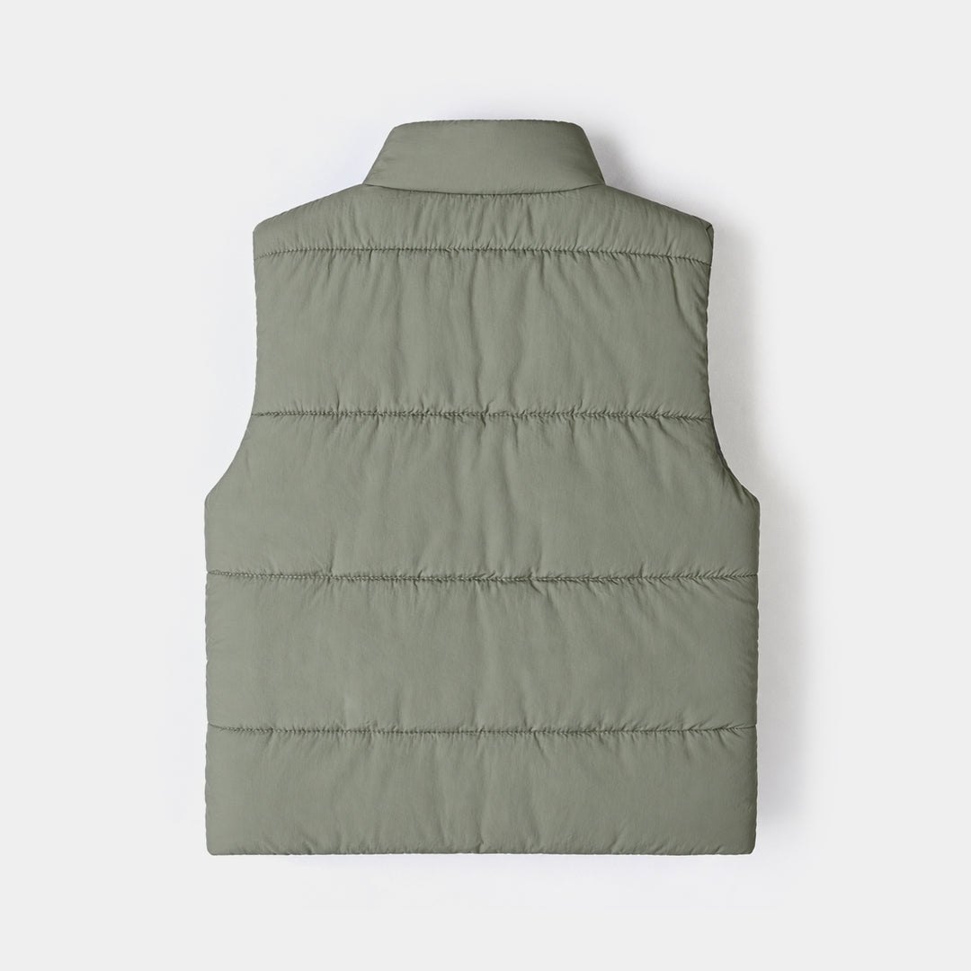 Boys Polyester Quilted Jacket Reflective