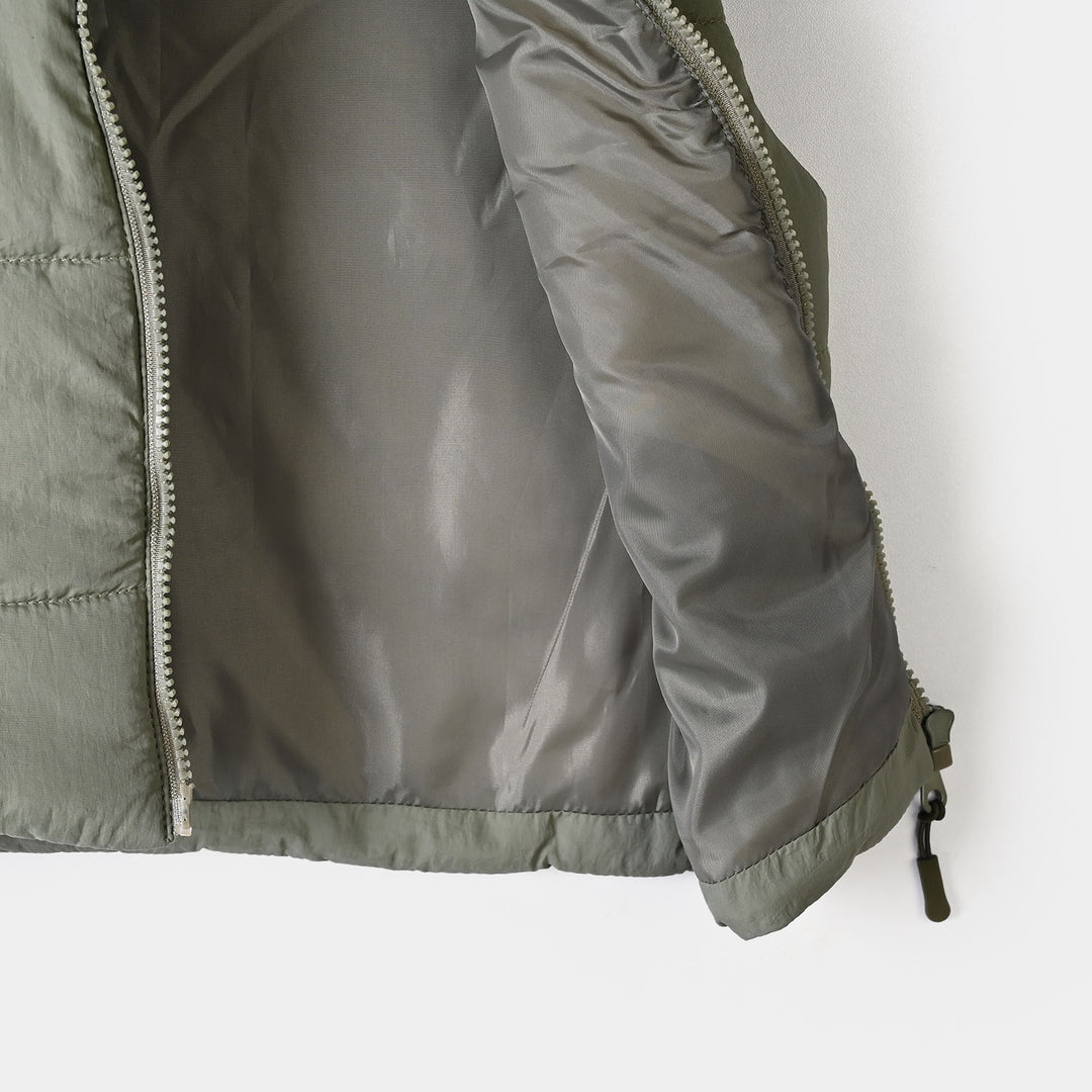 Boys Polyester Quilted Jacket Reflective