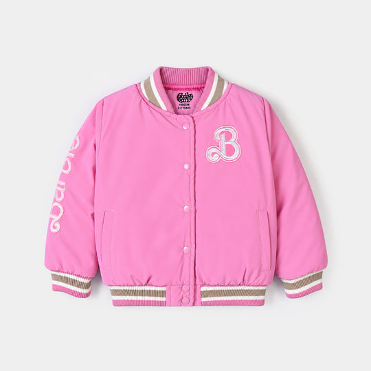 Girls Polyester Quilted Jacket Character