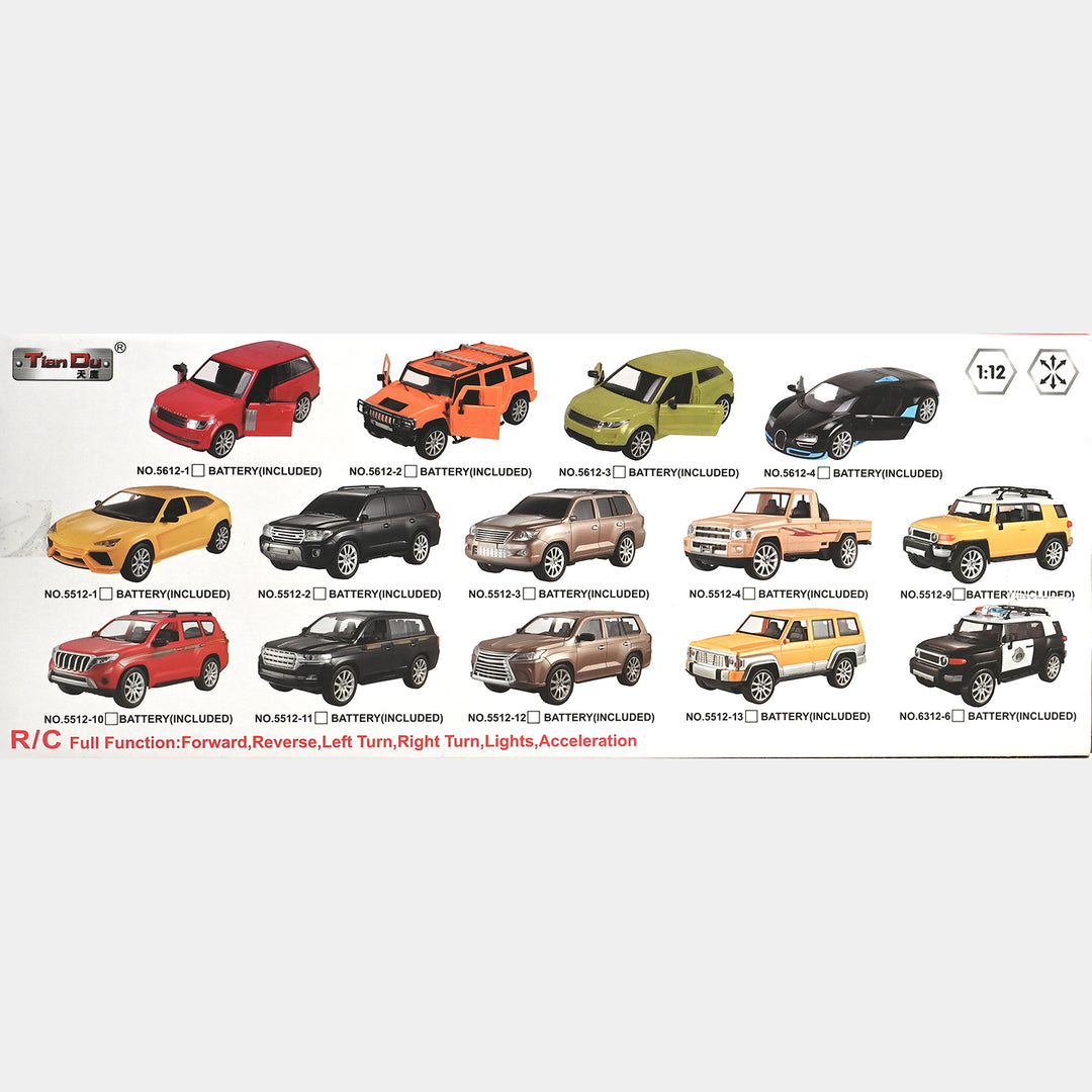 Remote Control Big Model Car For Kids