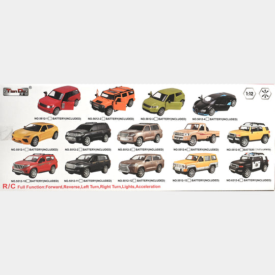 Remote Control Big Model Car For Kids