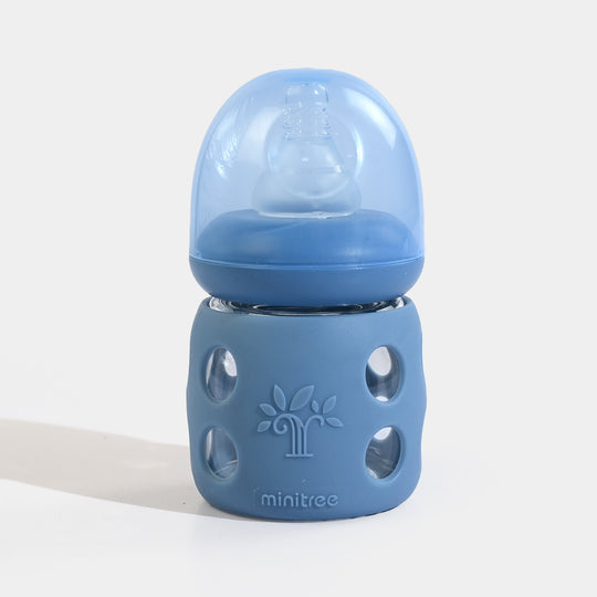 Minitree Newborn Baby Glass Feeder with Silicone Cover | 60Ml