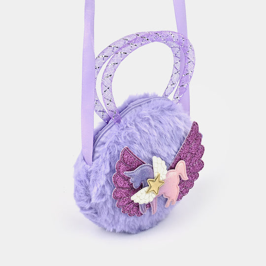 Kids Plush Crossbody Bag