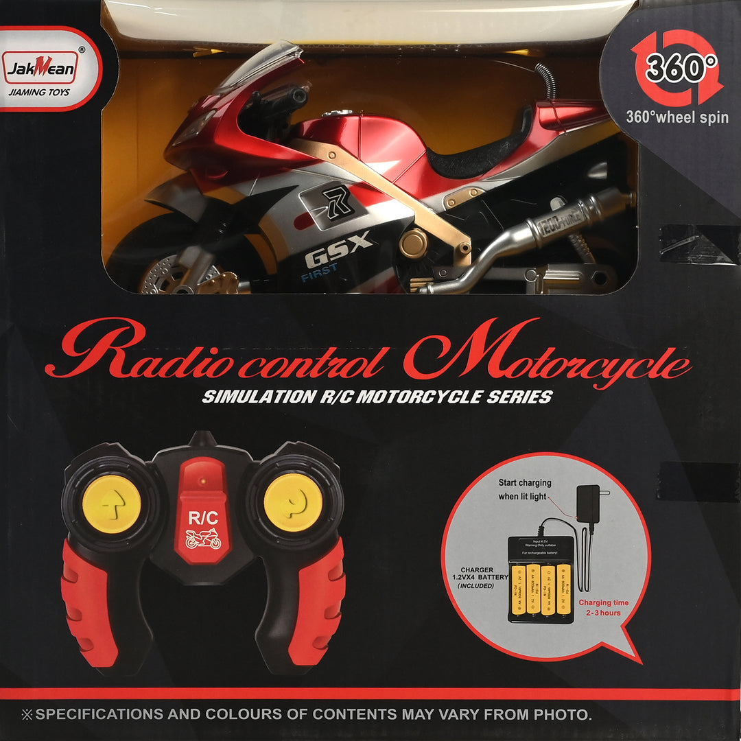 Remote Control Motorcycle Stunt Action With LED Lights & Sound