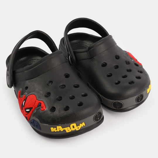 Boys Clogs 0025-BLACK