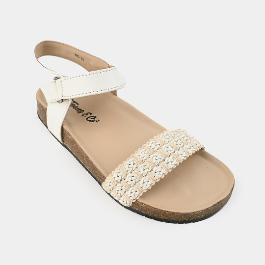 Teen Girls Sandal 80-32-White