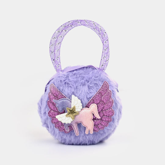 Kids Plush Crossbody Bag