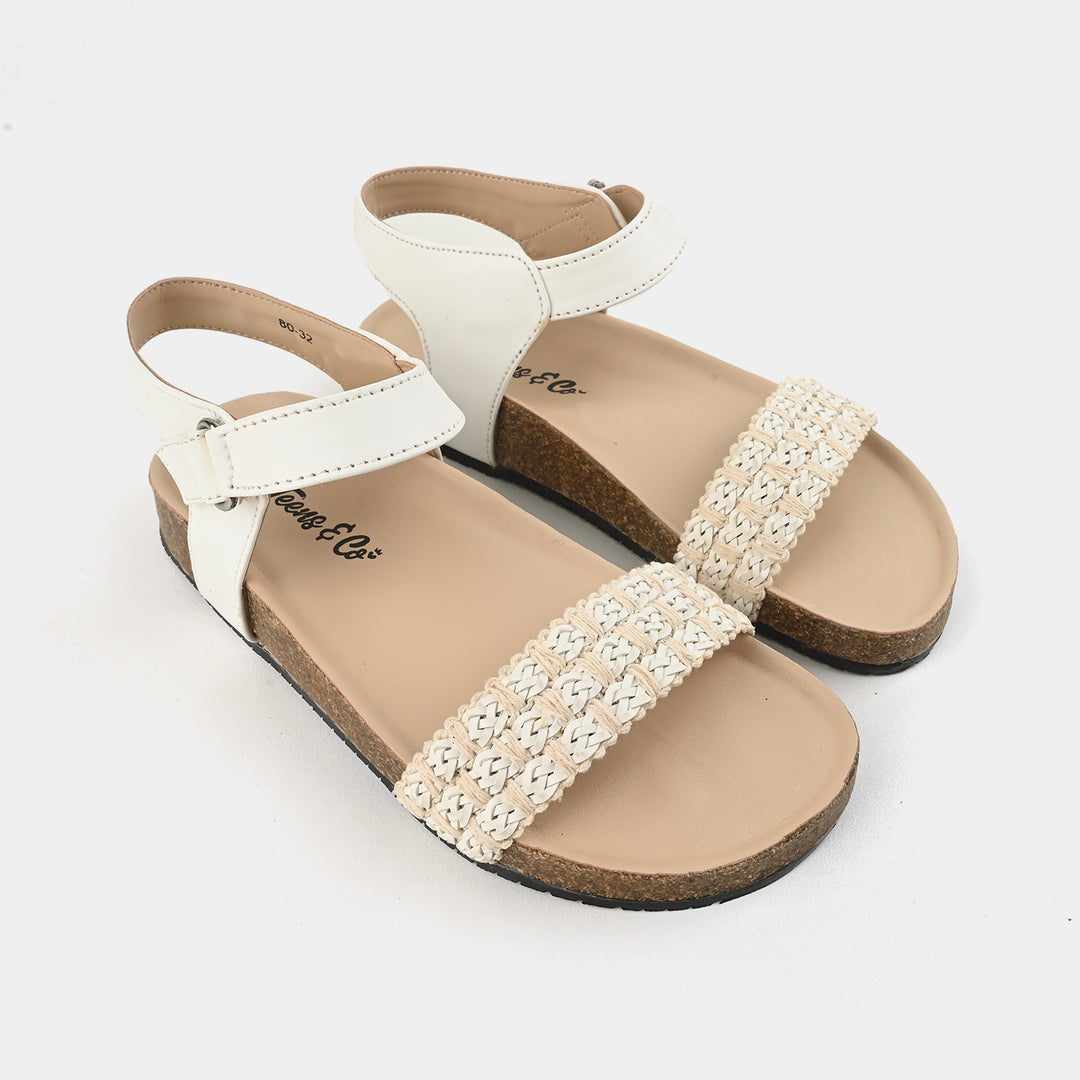 Teen Girls Sandal 80-32-White