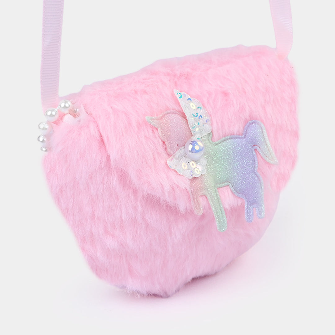 Kids Plush Sling Bag