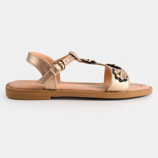 Girls Sandal ZP-016-Golden