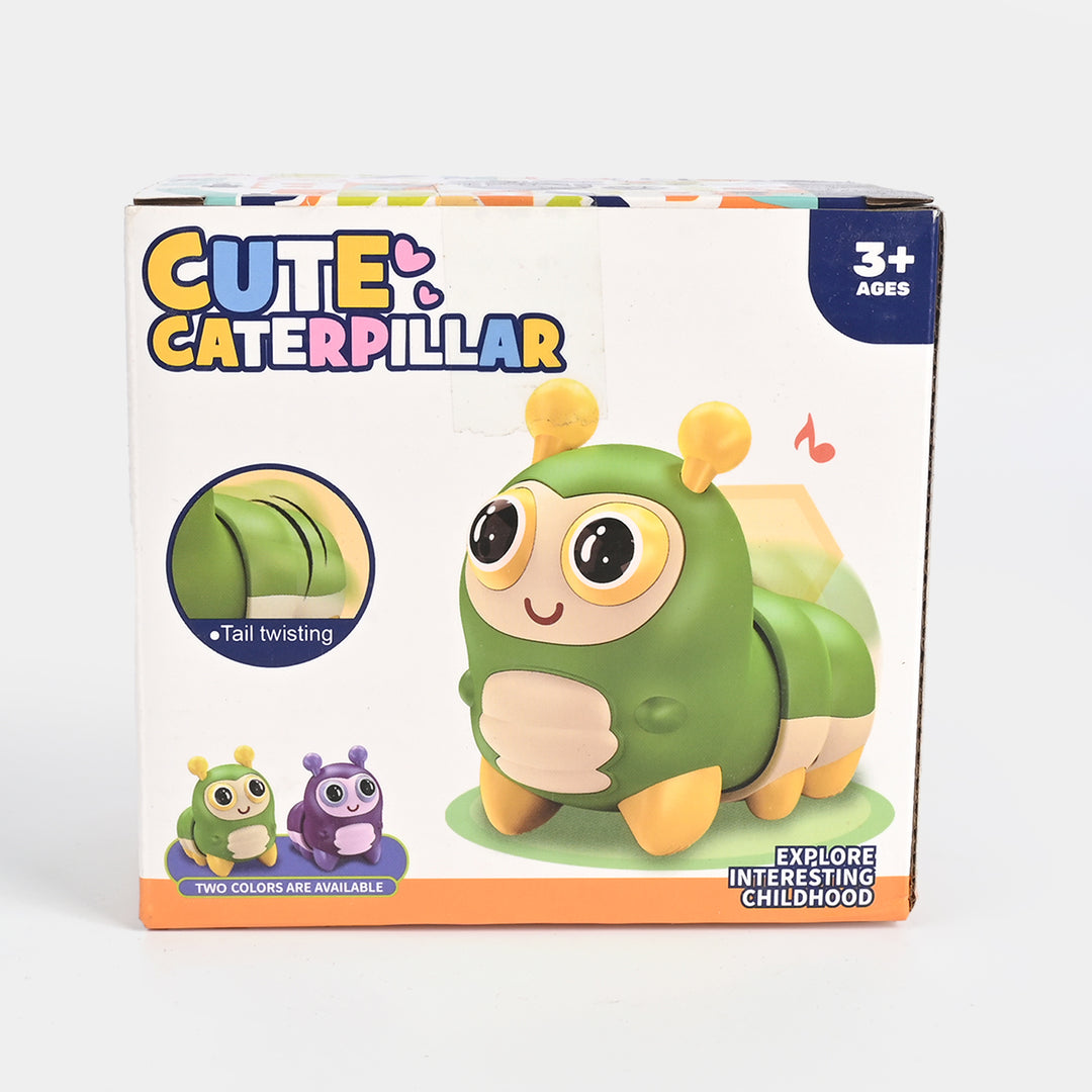 Cute Electric Caterpillar with Light & Music Toy