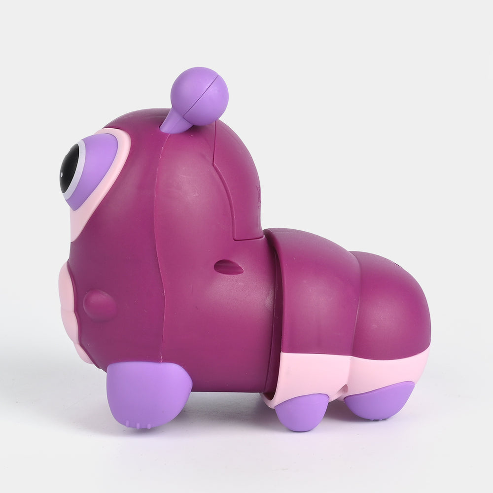 Cute Electric Caterpillar with Light & Music Toy