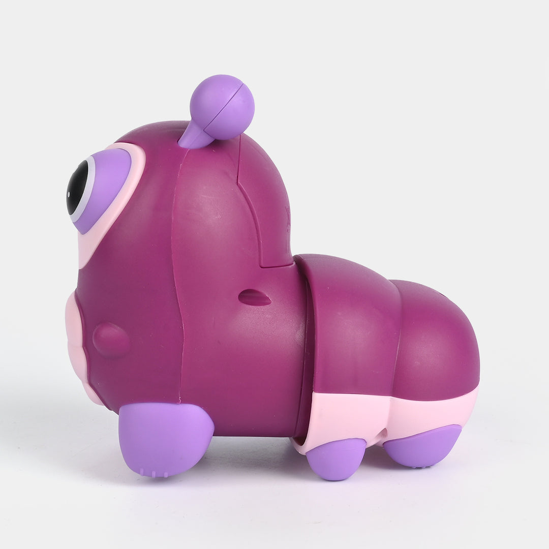 Cute Electric Caterpillar with Light & Music Toy