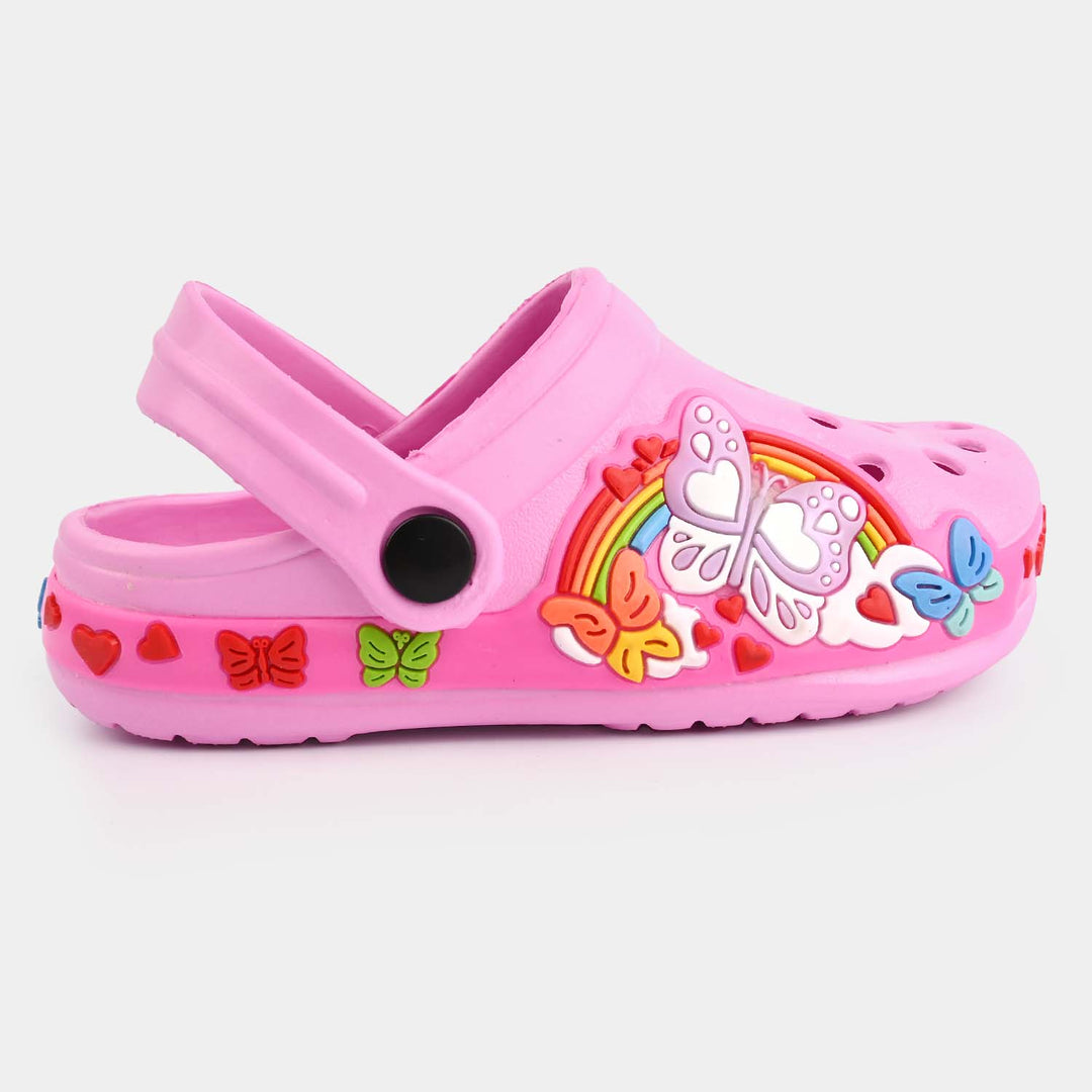 Girls Clogs 0023-Fuchsia