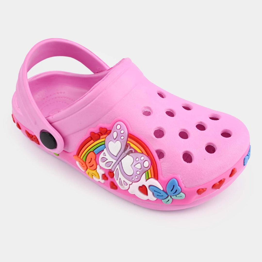 Girls Clogs 0023-Fuchsia