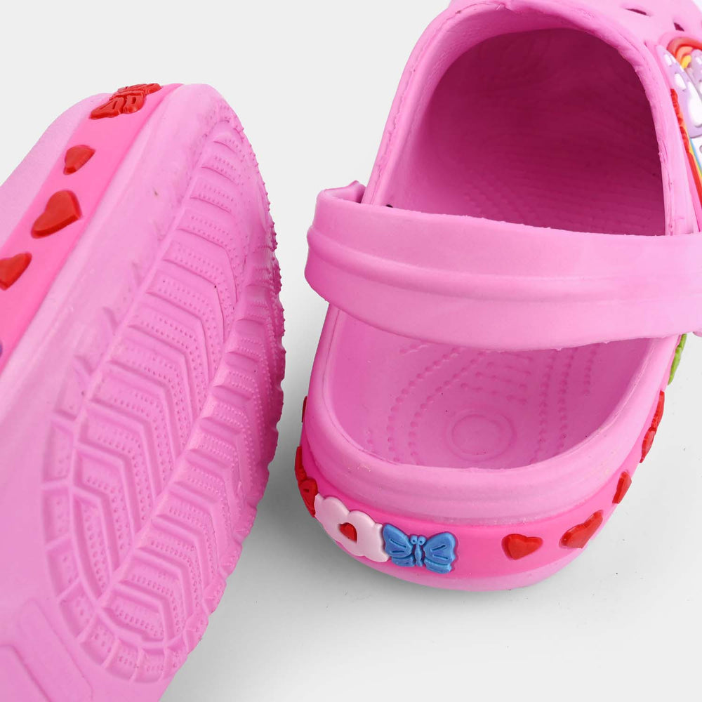 Girls Clogs 0023-Fuchsia