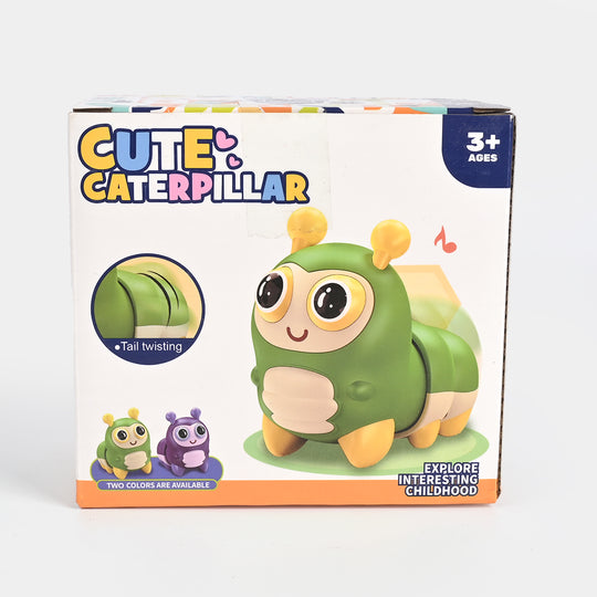 Cute Electric Caterpillar with Light & Music Toy