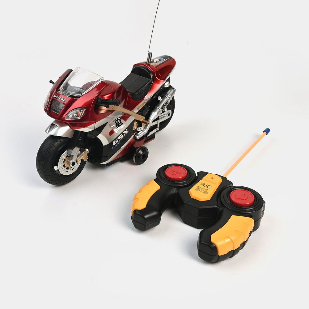 Remote Control Motorcycle Stunt Action With LED Lights & Sound