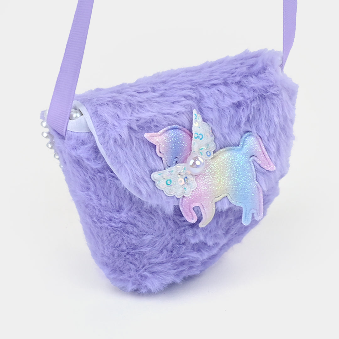Kids Plush Sling Bag