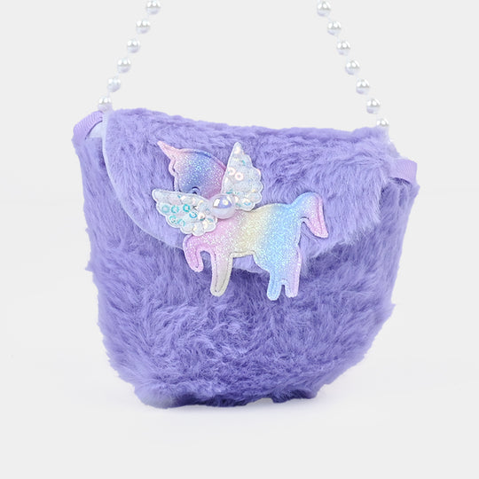 Kids Plush Sling Bag