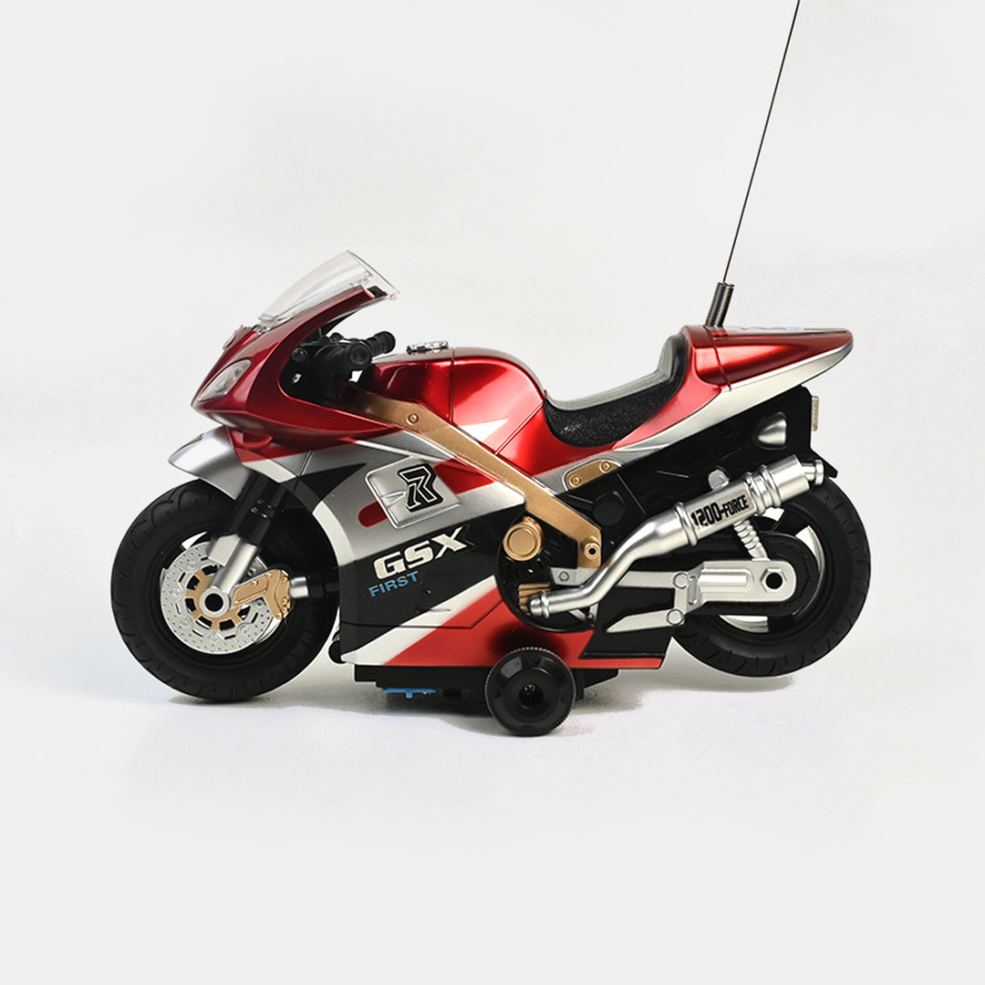 Remote Control Motorcycle Stunt Action With LED Lights & Sound