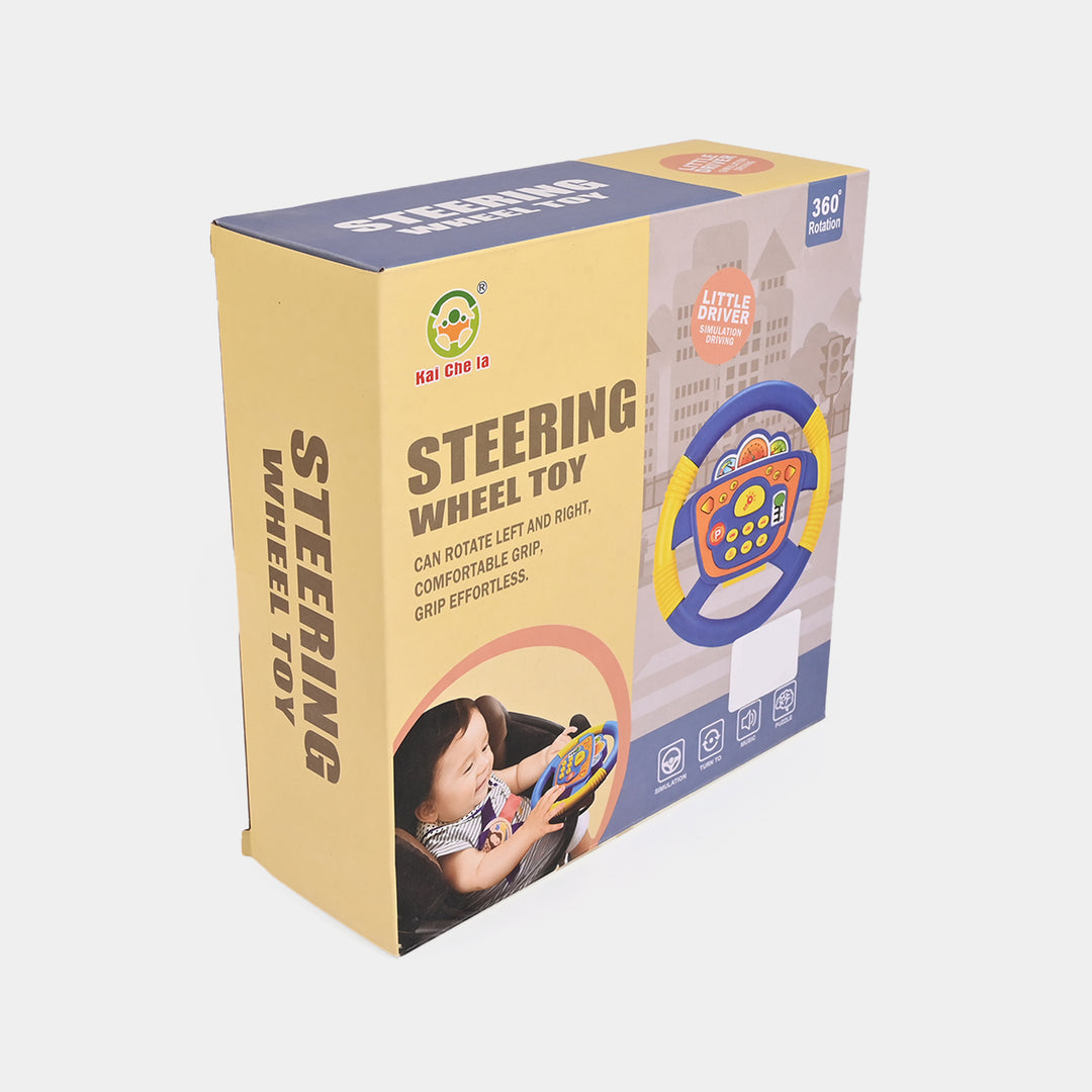 Electric Little Driver Interactive Steering Wheel Toy
