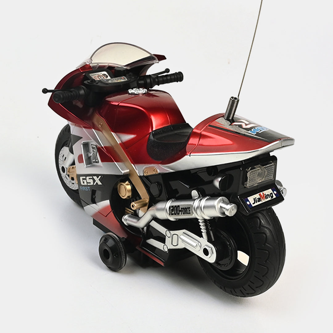 Remote Control Motorcycle Stunt Action With LED Lights & Sound