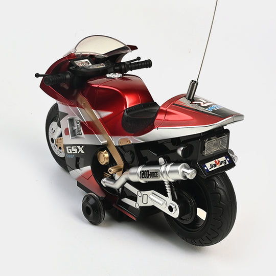 Remote Control Motorcycle Stunt Action With LED Lights & Sound