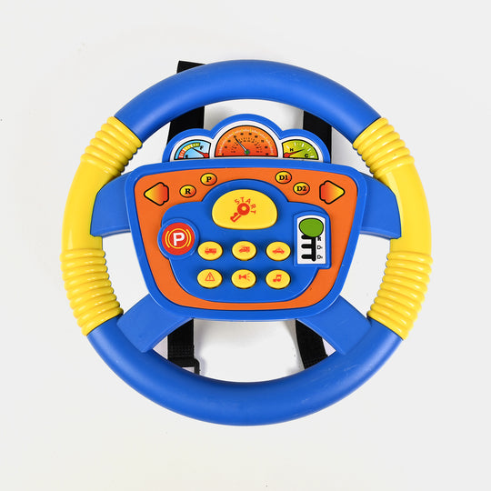 Electric Little Driver Interactive Steering Wheel Toy