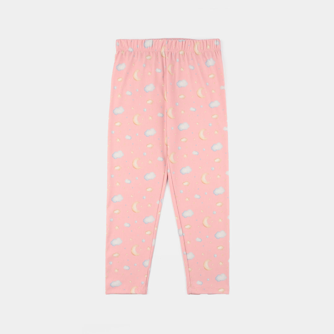 Girls Jersey/Terry Night Suit (Star & Moon) – Pink