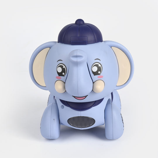 Cute Electric Elephant with Light & Music Toy