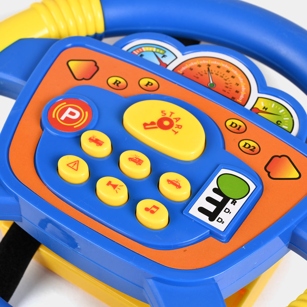 Electric Little Driver Interactive Steering Wheel Toy