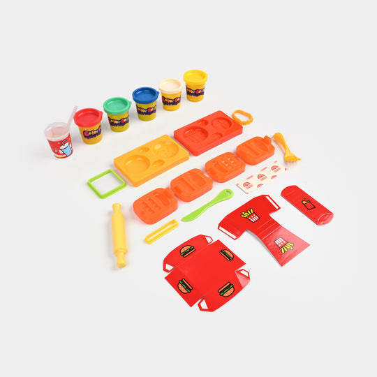 Little Hamburger Chef Dough Set