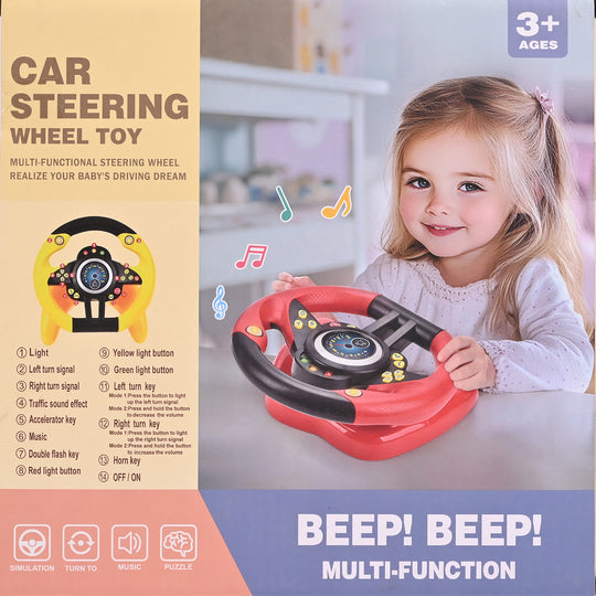 Multi-Functional Car Steering Wheel Toy