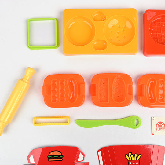 Little Hamburger Chef Dough Set